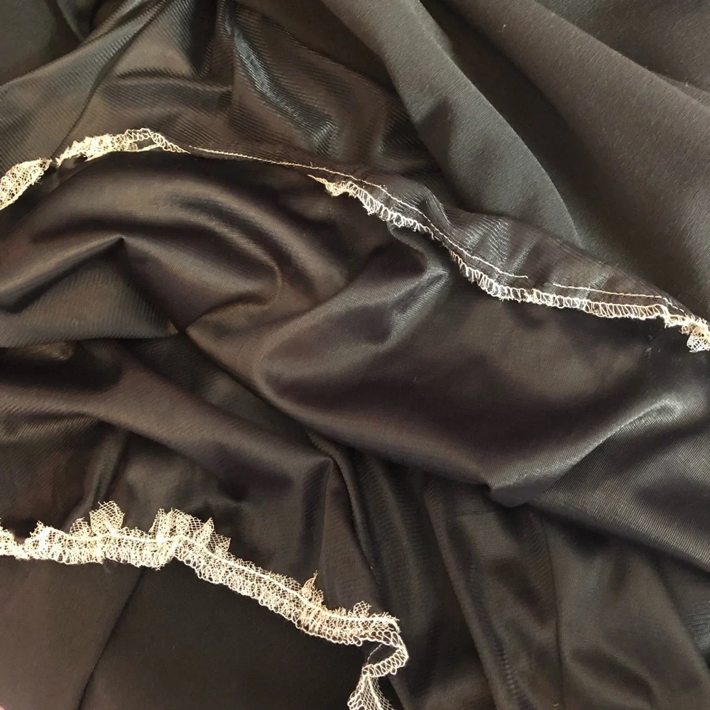 Vintage Ruby Rox Juniors' Black & Ivory Strapless Dress